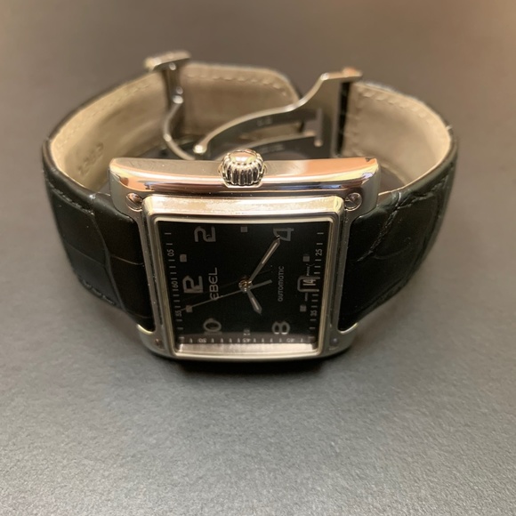 Ebel 1911 La Carree Automatic Watch-Black-Swiss - Picture 6 of 7